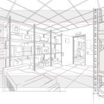 Interior storage cupboard